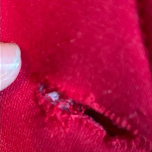 Ashley By 26 International Red Ruffle Jacket - Picture 2 of 3